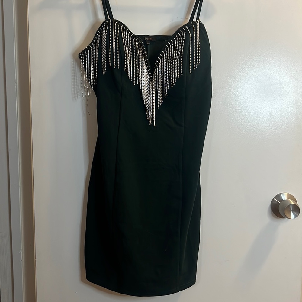 Dark green dress